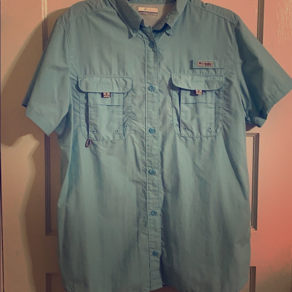 Columbia pfg women’s button down